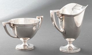 Tiffany & Co. Silver Cream Pitcher & Sugar Bowl