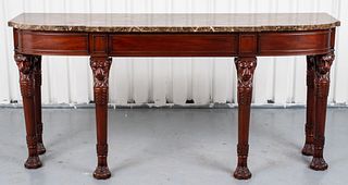 Regency Style Mahogany Console Table