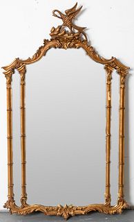 George III Style Chinoiserie Giltwood Mirror