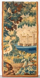 Flemish Verdure Tapestry, Antique