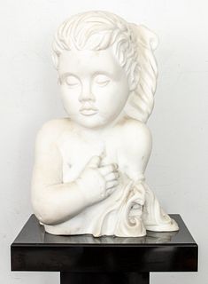 Marilyn Weinstein "Angelino" Marble Sculpture