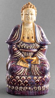 Chinese Porcelain Figural Sculpture of Bodhisattva
