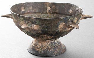 Hellenistic Bronze Oil Lamp