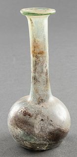 Ancient Roman Glass Unguent Bottle