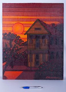 L. Edwardson "July Sundown", New Orleans