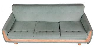 Mid-Century Tufted Sleeper Sofa
