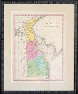 1827 Map of Delaware