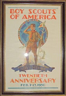 1930 Boy Scout Poster