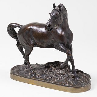 After Pierre Jules MÃ¨ne (1810-1879): Horse