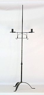 Early Wrought Iron Candlestand