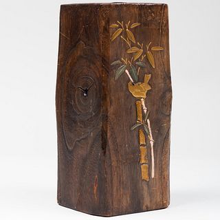Japanese Lacquer Wood Vase