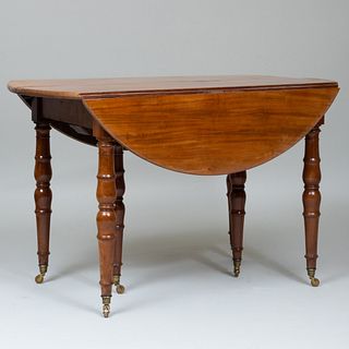 Charles X Mahogany Extension Dining Table