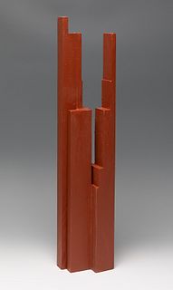 "ANZO" JOSÉ IRANZO ALMONACID (Utiel, Valencia, 1931 - 2006).
No title.
Polychrome wood.
Signed at the base.
Attach certificate of authenticity issued 