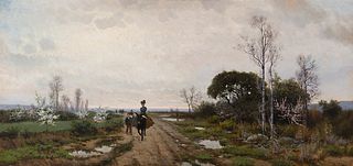 AURELI TOLOSA Y ALSINA (Barcelona, 1861 - 1938).
"Landscape".
Oil on canvas.
Signed in the lower right corner.