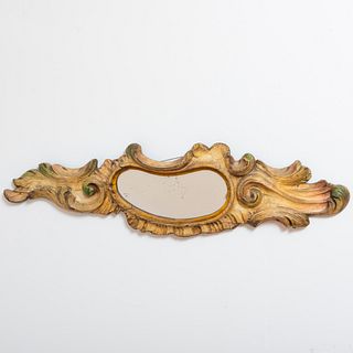Continental  Rococo Style Giltwood Mirror