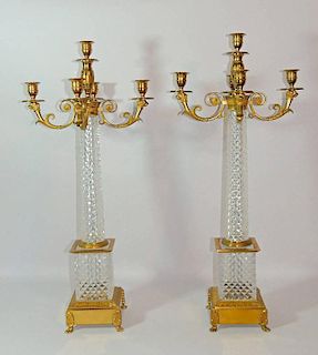 Pair of French Candelabras