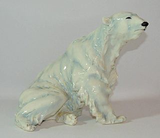 Italian Porcelain Polar Bear