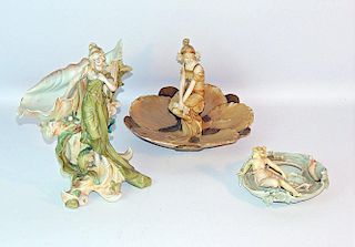 Austrian Art Nouveau Figural Grouping