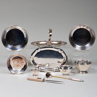 Group of Silver and Silver Plate Articles