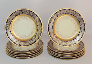 Twelve Pickard Royal Bavarian Plates