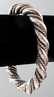 Orville Tsinnie Native American Silver Bracelet