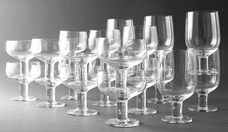Rosenthal Modern Glass Barware, 21 Pieces