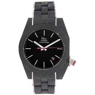 DIOR CHIFFRE ROUGE A06 WATCH IN STEEL REF. DIOR 084540 Movement: automatic