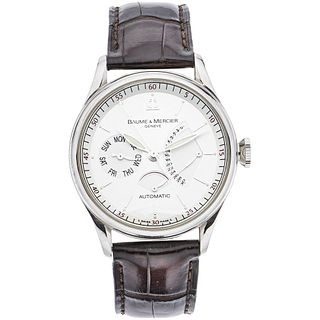 BAUME & MERCIER CLASSIMA EXECUTIVES LIMITED EDITION WILLIAM BAUME COLLECTION WATCH IN STEEL REF. 65603  Movement: automatic