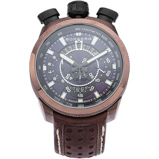 BOMBERG BOLT-68 CHRONOGRAPH WATCH IN STEEL REF. BS45CHPBR  Movement: quartz (requires service).