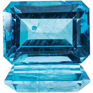 UNASSEMBLED TOPAZ WITH GIA CERTIFICATE Octagonal cut~21.81 ct Certificate number: 6167905991