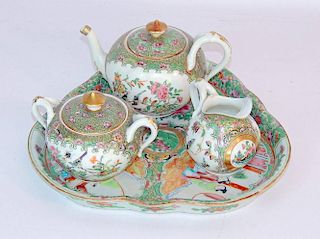 Assembled Chinese Export Porcelain Tea Set