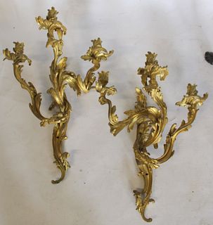 A Large & Fine Pair Of 19 Century Louis XV