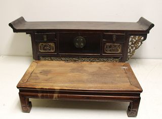 Antique Asian Furniture Grouping .