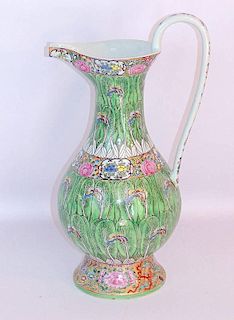 Large Chinese Export Pitcher