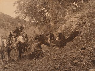 Edward Curtis, Story Telling - Apache, 1903