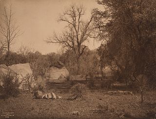 Edward Curtis, Untitled (Apache Camp), 1903
