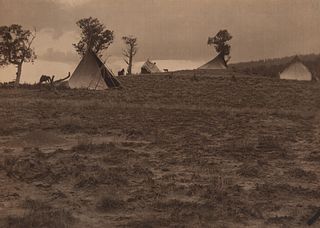 Edward Curtis, A Hilltop Camp - Jicarilla, 1904