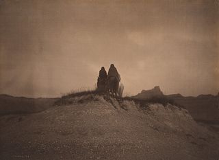 Edward Curtis, A Gray Day in the Bad Lands, 1905