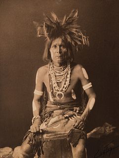 Edward Curtis, A Snake Priest - Hopi (Variant), 1900