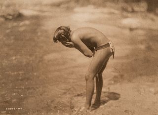 Edward Curtis, The Morning Bath - Apache, 1906