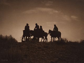Edward Curtis, Sunset in Navaho Land, 1904