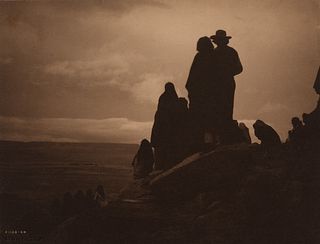 Edward Curtis, Watching the Morning Races, 1904