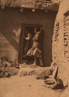 Edward Curtis, A Zuni Doorway, 1903