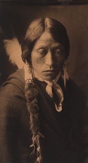 Edward Curtis, Untitled (Male Portrait), 1904