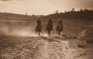 Edward Curtis, On the March - Apache, 1904