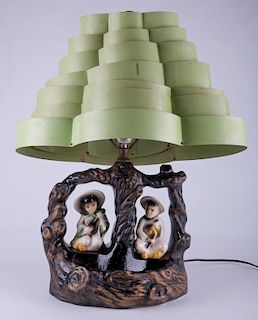 Mid-Century Ceramic Figural Lamp