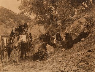 Edward Curtis, Story-Telling - Apache, 1904