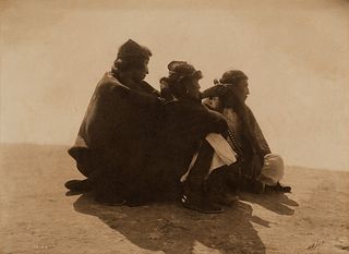 Edward Curtis, A Point of Interest - Navaho, 1904