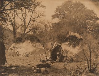 Edward Curtis, Apache Mescal Camp, 1903