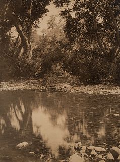 Edward Curtis, Untitled (Pool of Water), 1906